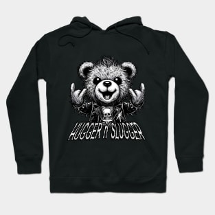 Cute and Metalhead Teddy Bear Hoodie